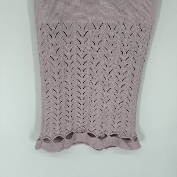 NWT Peixoto Nora Knit Midi Dress Sz XS Blush Petal Adjustable Straps Beachy Boho - Picture 6 of 12